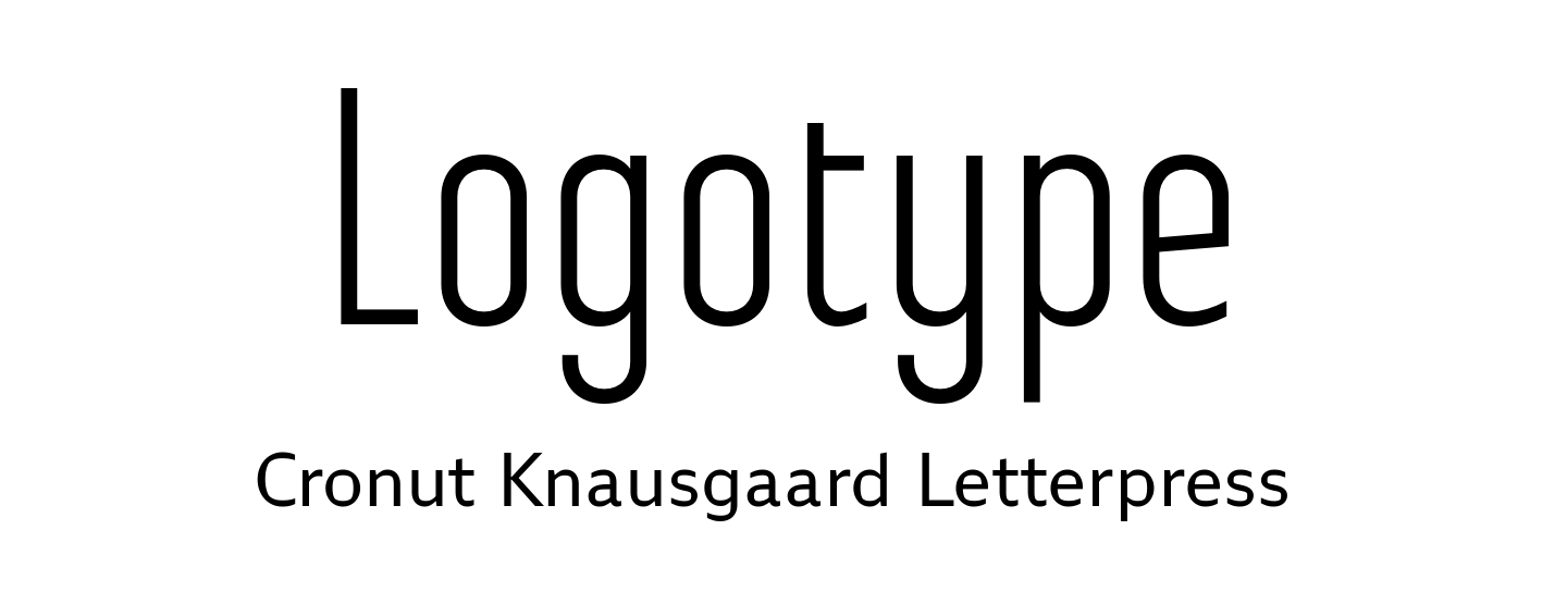 Logo font pair Steclo Light + Mars Type Regular